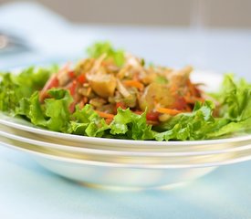 Fresh Vegetable Salad with Miso Dressing