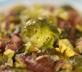 Caramelized Brussels Sprouts with Pistachios