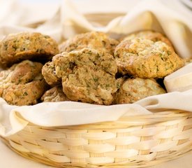 Cheesy Whole Wheat Herb Biscuits