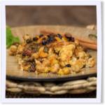 Chana aur Sarson ka Saag Biryani (Basmati Rice & Curry Casserole)