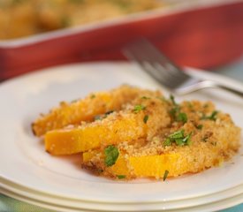 Butternut Squash with Parmesan Gratin