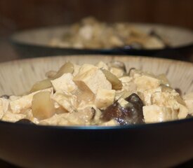 Chinese Braised Mushrooms and Tofu