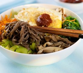 Korean Soba Noodles with Vegetables