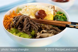 Korean Soba Noodles with Vegetables recipe