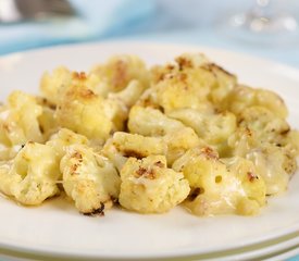 Roasted Cauliflower with Asiago/Parmesan and Orange Zest