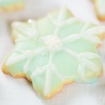 Lemon Snowflake Cookies