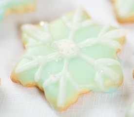 Lemon Snowflake Cookies