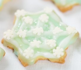 Lemon Snowflake Cookies