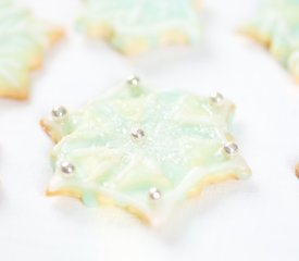 Lemon Snowflake Cookies