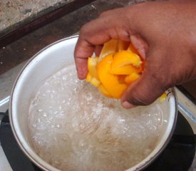 Homemade  Sweet Orange Peel