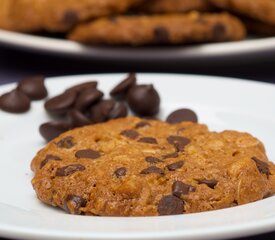 Low Fat and Low Calorie Oatmeal Chocolate Chip Cookies