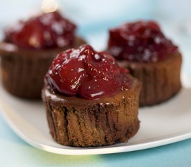 Black Forest Mini Cheesecakes