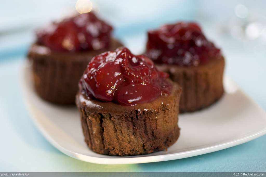 Black Forest Mini Cheesecakes recipe