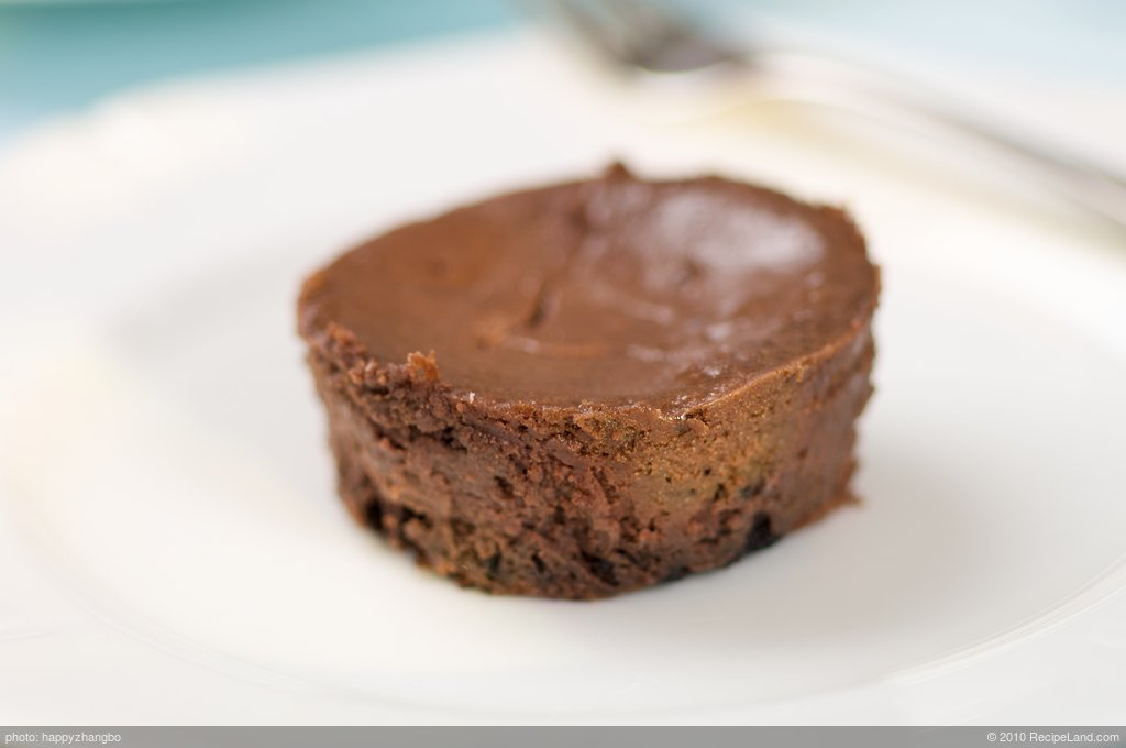 Crustless Chocolate Mini Cheesecakes