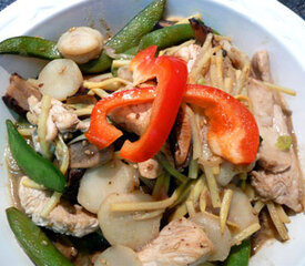 Sesame Chicken Stir-Fry with Vegetables 