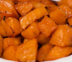 Paleo Maple Syrup Roasted Sweet Potatoes