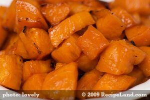 Paleo Maple Syrup Roasted Sweet Potatoes