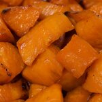 Paleo Maple Syrup Roasted Sweet Potatoes