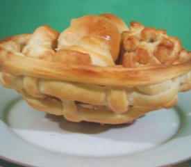 Homemade Bread dough Basket