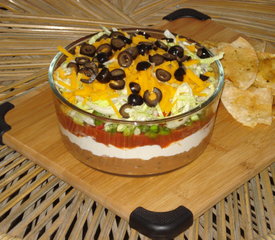 Seven Layer Taco Dip - Superbowl