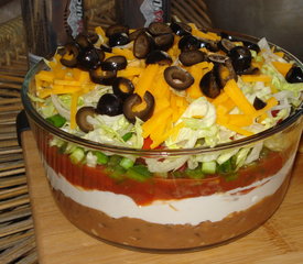 Seven Layer Taco Dip - Superbowl