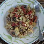 Mediterranean Pasta Salad With Feta Vinaigrette