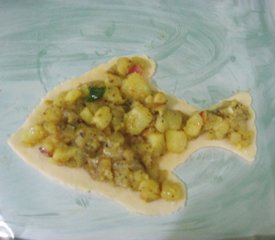 Homemade Fish shaped Appetizer