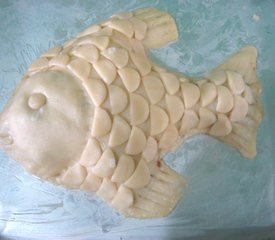 Homemade Fish shaped Appetizer