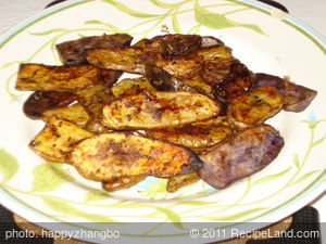 Roasted Fingerling Potato with Balsamic Drizzling