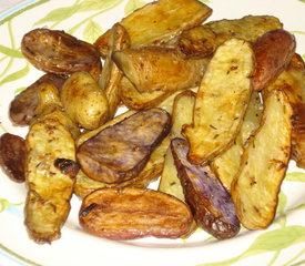 Garlicky Roasted Fingerling Potatoes