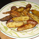 Garlicky Roasted Fingerling Potatoes