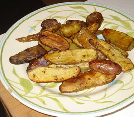 Garlicky Roasted Fingerling Potatoes