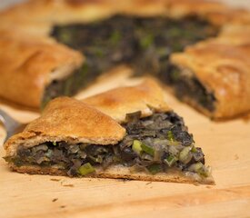 Mushroom and Leek Gallette