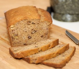 Sour Cream Banana and Walnut Bread