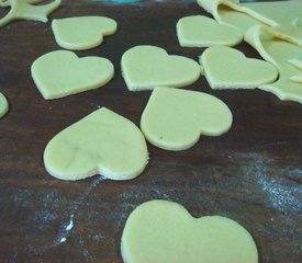 Homemade Heart  shaped Cookies