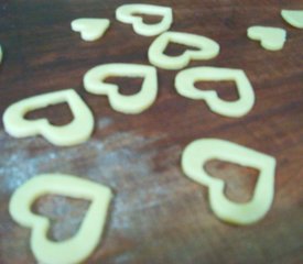 Homemade Heart  shaped Cookies