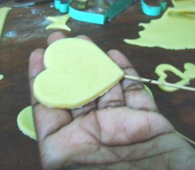 Homemade Heart  shaped Cookies