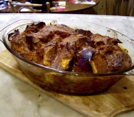 Caramel Croissant Pudding