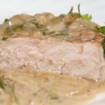 Crockpot Pork Chops with Mushroom Sauce