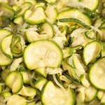 Quick Zucchini Party Pickles