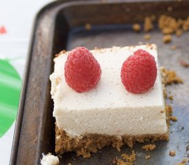 No Bake Raspberry and Ginger Cheesecake