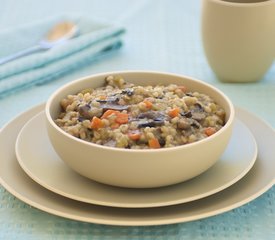 Barley Mushroom Soup (Vegan)