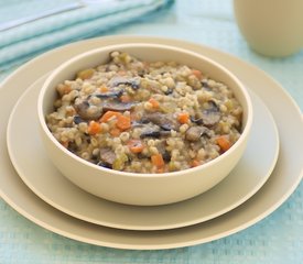 Barley Mushroom Soup (Vegan)