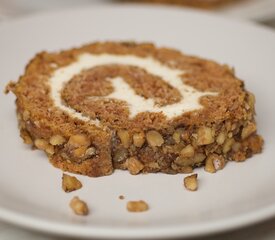 Pumpkin Roll with Cream Cheese Filling