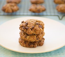 Peanut Butter Oatmeal Chocolate Chip Cookies