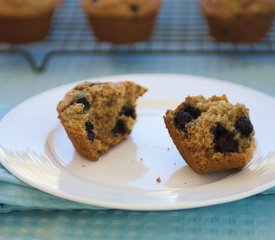 Buttermilk Bran and Blueberry Muffins