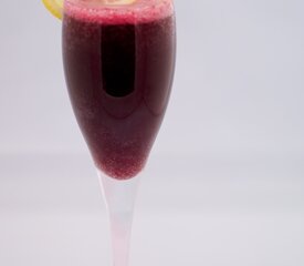 Blueberry Ginger Bellini