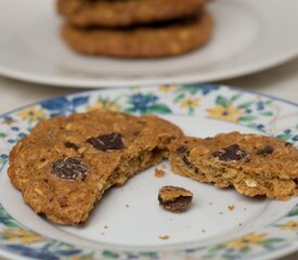 Low Fat and Low Calorie Oatmeal Chocolate Chip Cookies