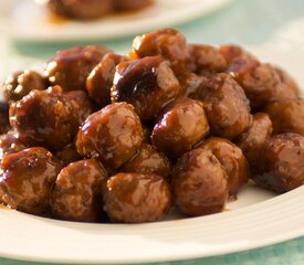 Honey Garlic Glazed Meatballs