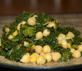 Spiced Kale and Chickpeas